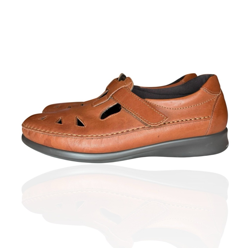 SAS Tripad Roamer Comfort Loafers 10 WW Extra Wide Leather Orthopedic‎ Shoes - Picture 2 of 11